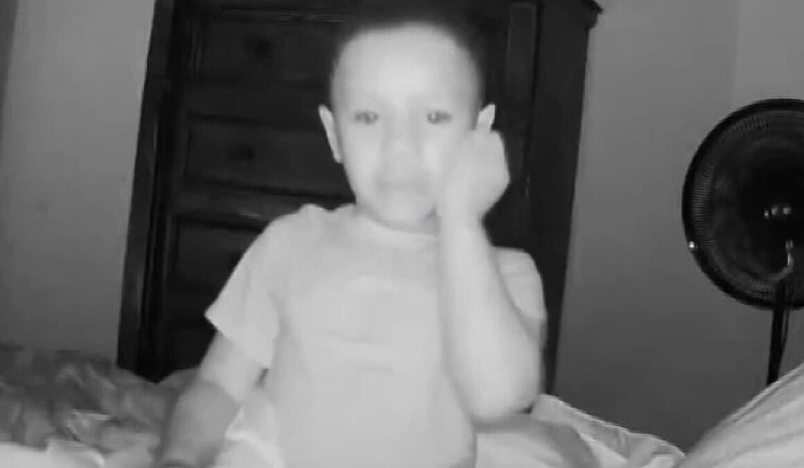 Chilling moment strange man hacks into Ring camera in five-year-old child’s bedroom and whispers to him. ‘You can see the fear in his eyes’