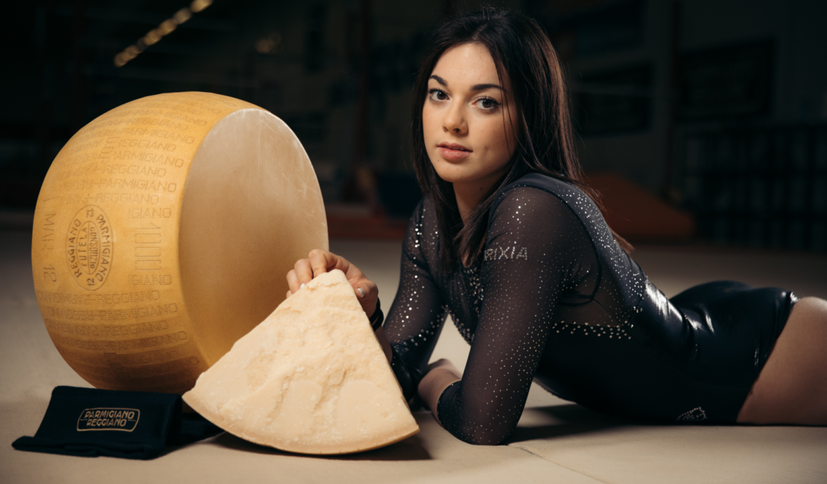 Italian Gymnast Giorgia Villa Moonlights as Parmesan Cheese Ambassador