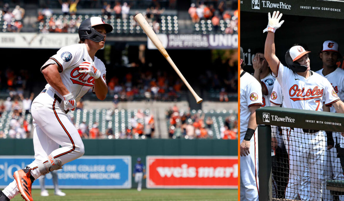 Holliday’s 1st career HR is a history-making slam out of Camden YardsHolliday’s 1st career HR is a history-making slam out of Camden Yards