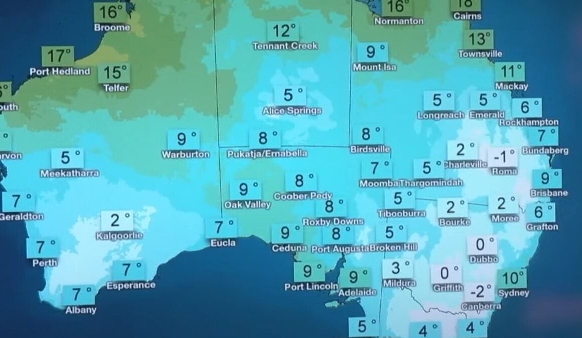 Sydney, Melbourne, Brisbane weather: Cold weather warning issued