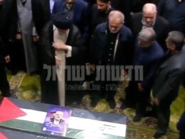 Prayers and flowers… for a terrorist leader: Iran’s Ayatollah prays over Hamas chief Ismail Haniyeh’s coffin after vowing ‘revenge’ for ‘Israeli’ assassination – as US calls on ‘all parties’ to ‘avoid escalation’