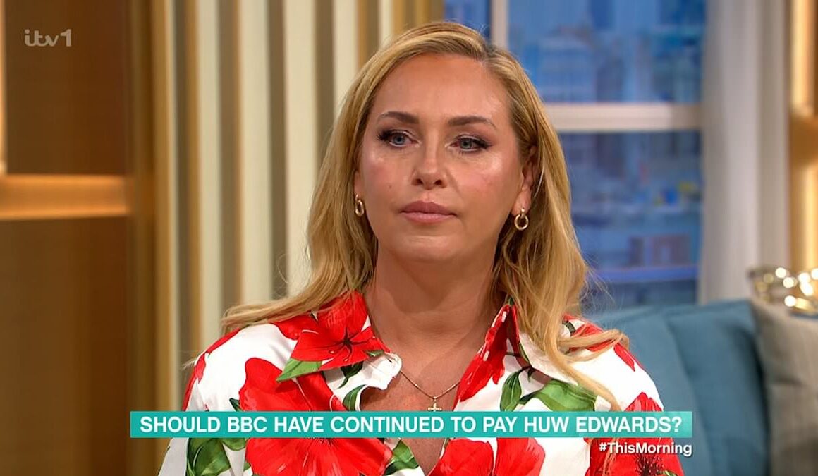 Josie Gibson slams the BBC for paying Huw Edwards his £475k-a-year salary while he was suspended after sex images scandal and being investigated by police for child pornography with tearful This Morning host saying: ‘It makes my blood boil’