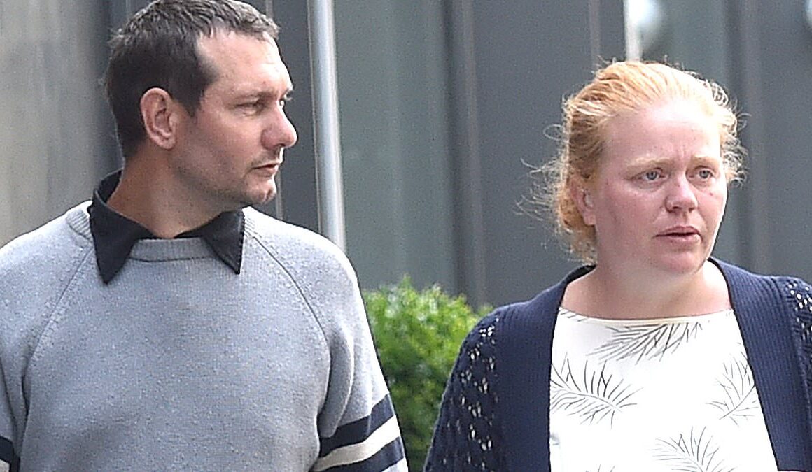 Pictured: Couple charged with manslaughter after dog mauled their three-year-old son to death on farm