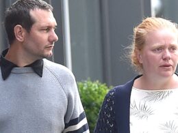 Pictured: Couple charged with manslaughter after dog mauled their three-year-old son to death on farm