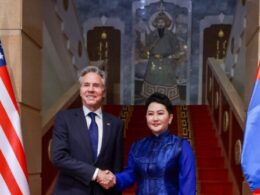 Blinken hails closer ties with Mongolia in rare visit