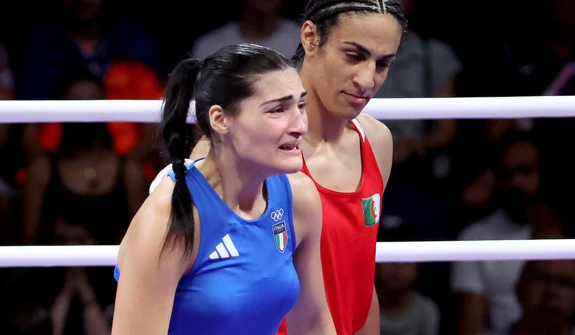 Italian boxer Angela Carini says ‘I quit to save my life’ after stopping Olympics bout with ‘biologically male’ opponent Imane Khelif just 46 seconds into first round