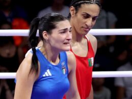 Italian boxer Angela Carini says ‘I quit to save my life’ after stopping Olympics bout with ‘biologically male’ opponent Imane Khelif just 46 seconds into first round