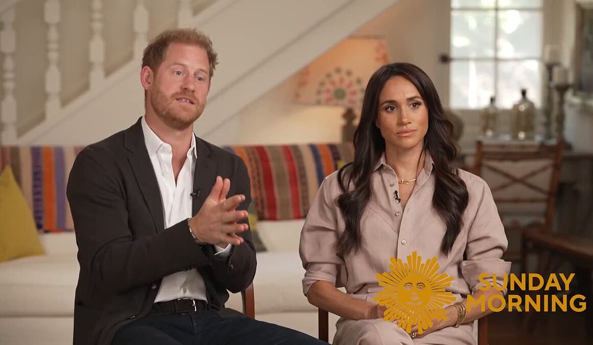 Harry and Meghan release new CBS interview about cyber abuse as the Duke says parents have to be ‘first responders’ and warns many, ‘can’t spot the first signs of suicide’