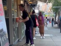 Shocking moment New York City man has meltdown at movie theatre after they refused to play ‘Joker 2’ trailer