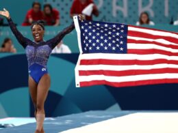 Simone Biles Doesn’t Perform New Bars Skill In All-Around Final—But Still Wins Gold