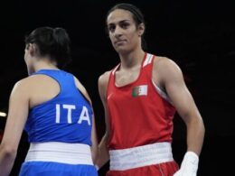 Algeria boxer Imane Khelif wins first Olympic fight when opponent Angela Carini quits