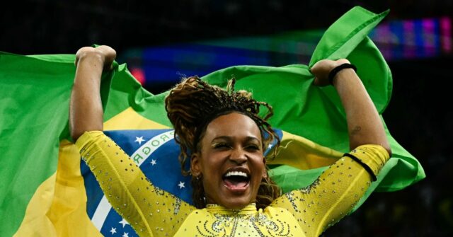 Brazil’s Andrade brings out the best in Biles