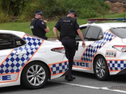 Four Queenslad police officers hospitalised after crashing into each other during search for stolen car