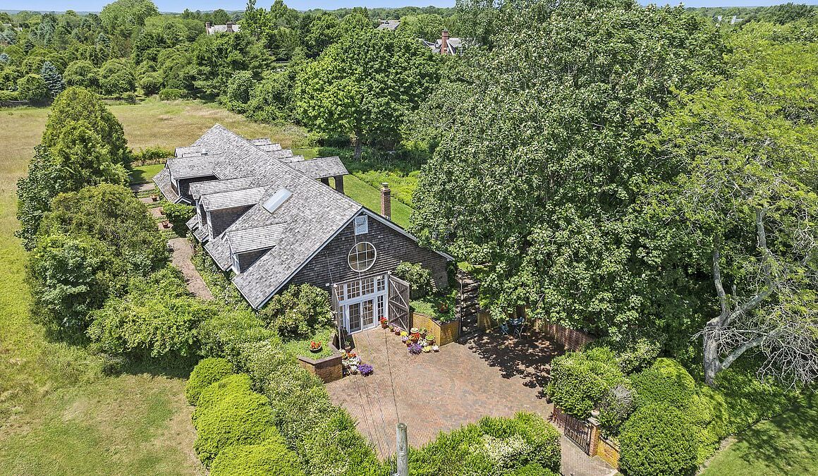 Former Hamptons potato barn is converted into ‘enchanting’, light-filled home with hefty asking price