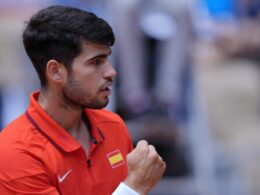 Carlos Alcaraz reaches the Olympics men’s tennis singles final by beating Felix Auger-Aliassime