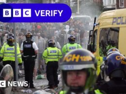 Violent Southport protests reveal organising tactics of the far-right