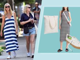 Gwyneth Paltrow’s Flattering Dress Just Sold Me on the Striped Style Meghan Markle and Katie Holmes Wear, Too