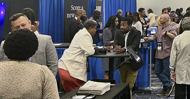 After Trump’s appearance, the nation’s largest gathering of Black journalists gets back to business