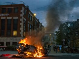 UK riots LIVE: Sunderland police station set on fire, mosque targeted, and cops put in hospital as thugs cause mayhem in city