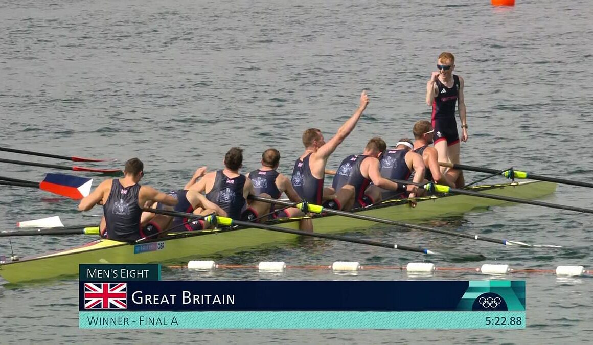 It’s golden hour! Team GB out of the starting blocks with the medals for today as the Rowing Eight finals sees the men scoop Saturday’s first gold and the women a toughly-fought bronze