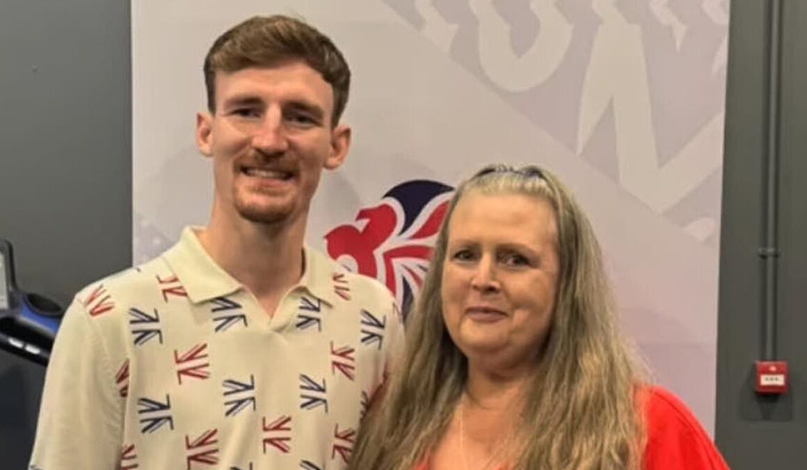 Team GB Olympian’s mother gets nearly £1,000 donated to her from well-wishers after she lost £350 earmarked to go and see him this Thursday