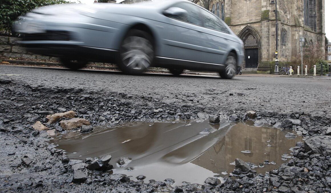 Scotland’s crumbling roads repair bill soars to a staggering £2.5BILLION