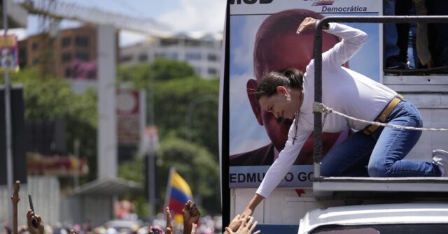 Opposition leader joins rally calling for Venezuela presidential election results to be overturned