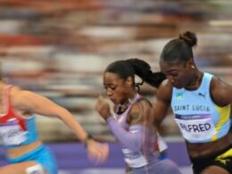 Richardson, Alfred reach Olympic women’s 100m final