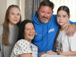 EXCLUSIVESisters with rare kidney disease each in need of lifesaving transplants are saved by their own parents