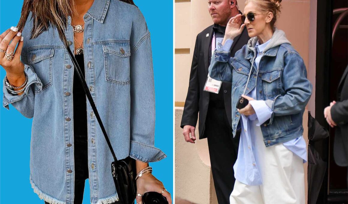 This Best-Selling Amazon Jean Jacket Reminds Us of Styles Worn by Celebrities Like Selena Gomez and Céline Dion