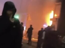 Shameless thugs set a library and foodbank ablaze, target middle eastern cafes and set fire to looted shops as anarchy descends in flashpoints across Liverpool, Hull, Manchester and Belfast – with more violence expected today