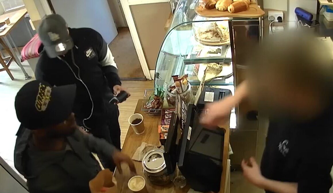 Brazen conmen caught on camera distracting staff as they use card machine fraud to steal thousands from small businesses