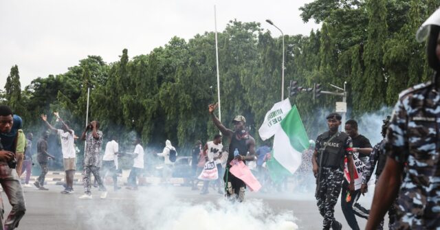 Nigerian police say they arrested hundreds in recent protests