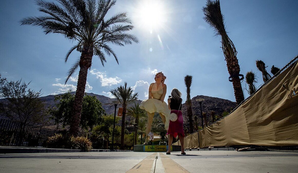 Ritzy desert city’s bitter fight over giant statue of Marilyn Monroe that’s scandalized residents takes fresh turn