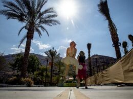 Ritzy desert city’s bitter fight over giant statue of Marilyn Monroe that’s scandalized residents takes fresh turn
