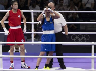 Fresh Olympics gender boxing row erupts as defeated Bulgarian fighter ‘makes female chromosomes gesture’ in the ring after being beaten by ‘biologically male’ Lin Yu-Ting at the Paris games