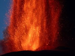 Mount Etna causes airport chaos as it spews plumes of ash miles into the sky and wows tourists with fountains of lava in fresh eruption