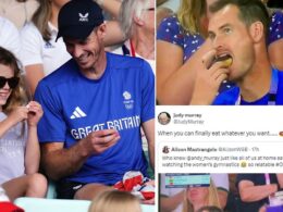 New snacks please! Sir Andy Murray tucks into sweets and doughnuts just days after bowing out of tennis