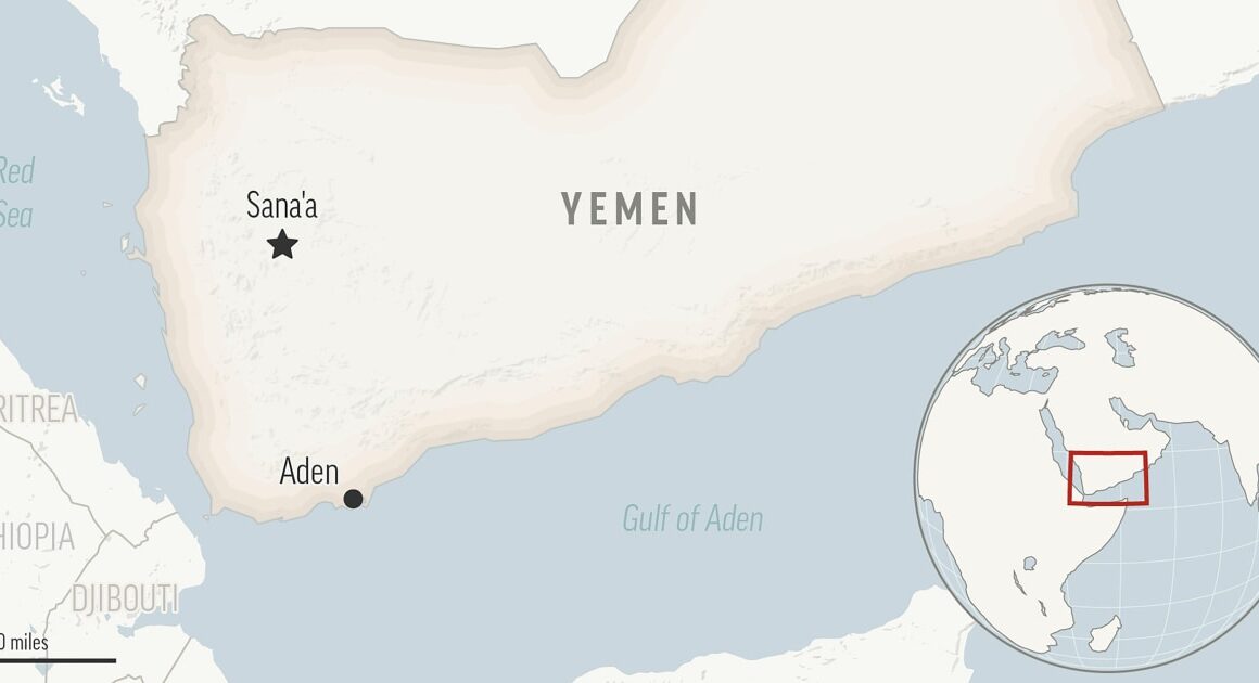 Missile attack by Yemen’s Houthi rebels hits container ship in first attack in 2 weeks