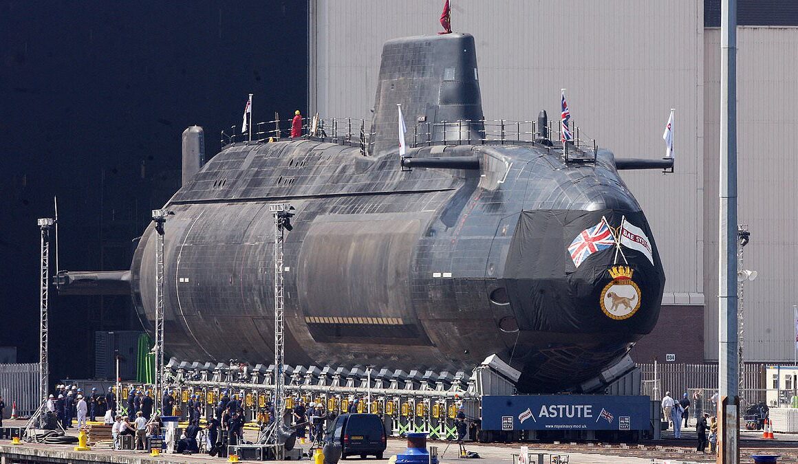 Britain’s territorial waters left ‘spectacularly exposed’ with all SIX of the UK’s hunter-killer submarines are stuck in port because there are no working dry docks to repair them