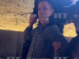 Brutal moment Russia’s fearsome FSB thugs arrest WSJ journalist Evan Gershkovich grabbing him in a head lock and standing on his back is revealed days after he was finally freed in prisoner swap