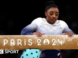 Biles falls and misses out on beam medal