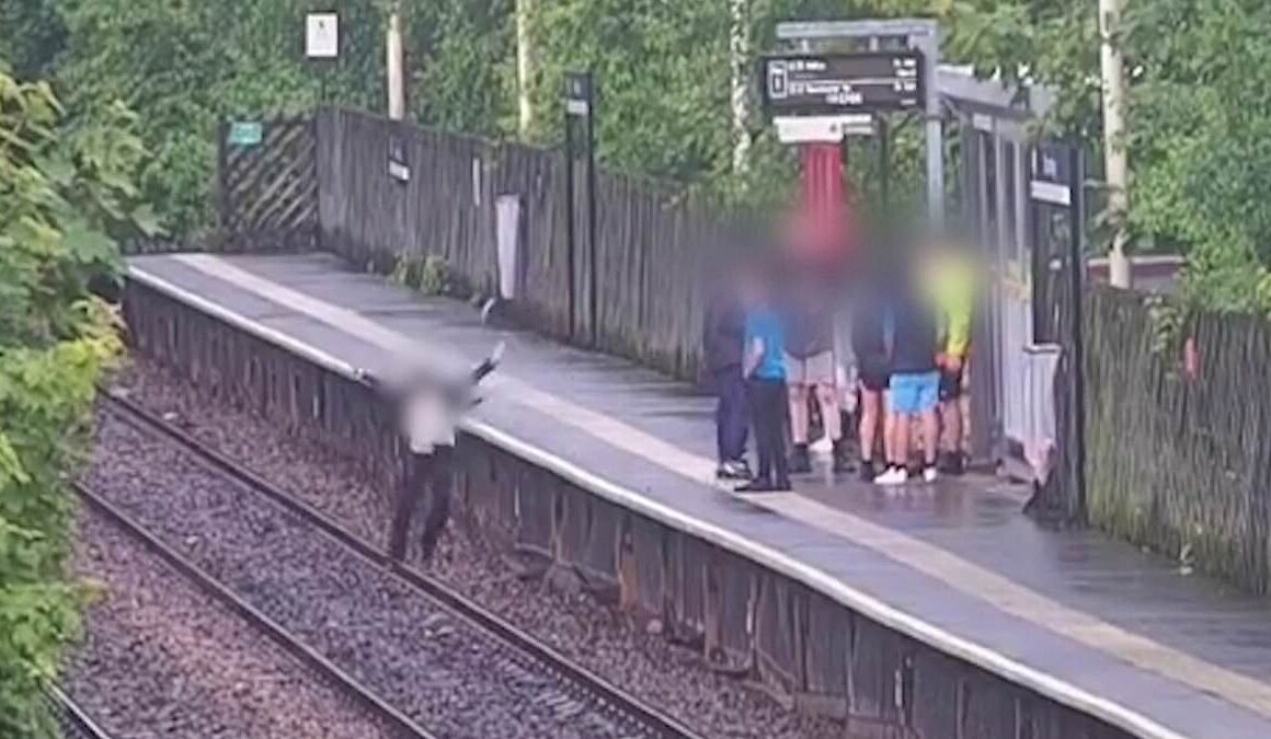 Heartstopping moment child jumps in front of train after being chased onto the tracks in Leeds shown among new horror collection from Network Rail