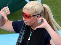 ‘I truly believe I hit that target’: Team GB skeet shooter Amber Rutter says she doesn’t know why there were no video replays at the Olympics after she controversially missed out on gold just months after becoming a mother