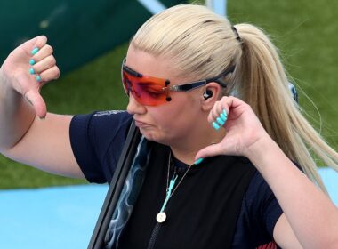 ‘I truly believe I hit that target’: Team GB skeet shooter Amber Rutter says she doesn’t know why there were no video replays at the Olympics after she controversially missed out on gold just months after becoming a mother