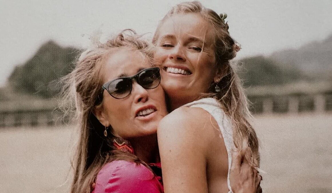 ‘You were right here beside me all along’: Cressida Bonas posts heartbreaking tribute to her sister Pandora Cooper-Key following her death aged 51