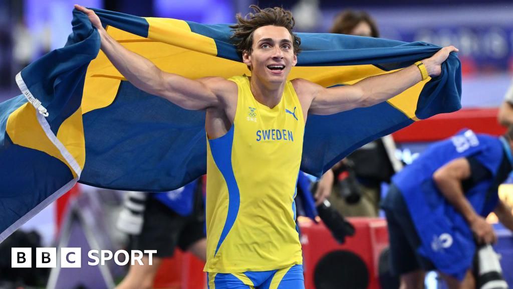 Duplantis breaks pole vault world record on way to gold