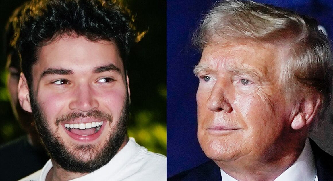 Trump interviewed by controversial livestreamer Adin Ross, who gave him a Cybertruck and a Rolex