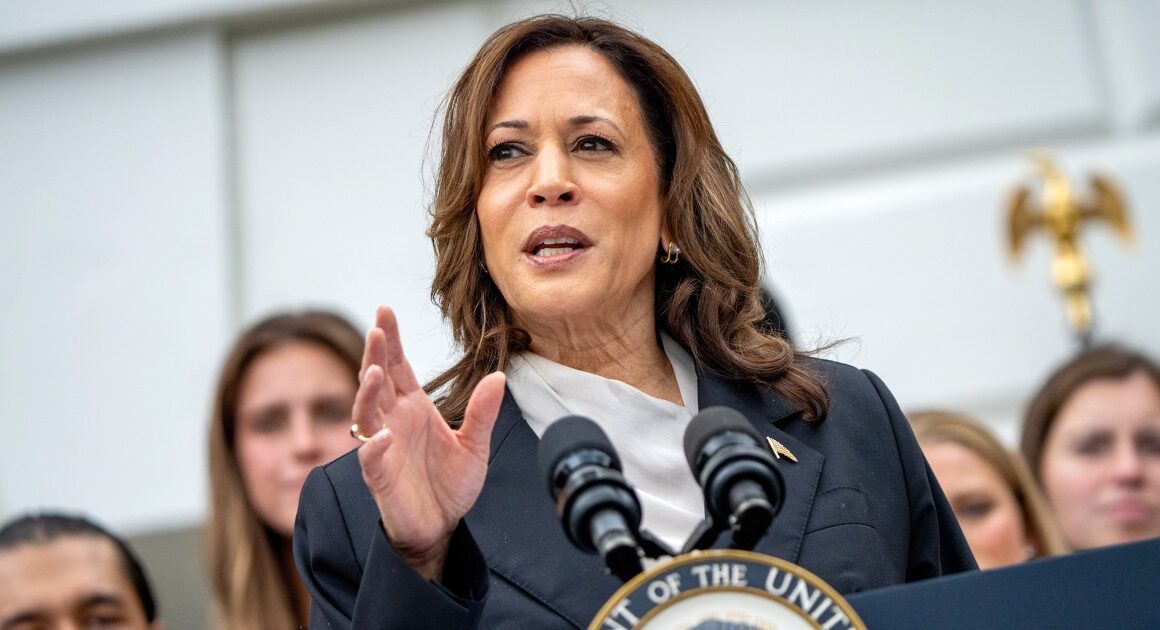 Virginia man charged with threatening to kill Kamala Harris