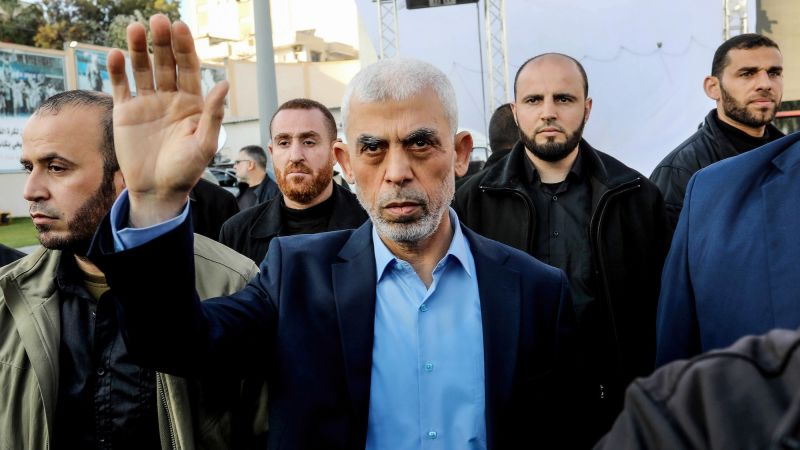 Hamas names Yahya Sinwar, alleged Oct. 7 ‘mastermind’, as head of political bureau